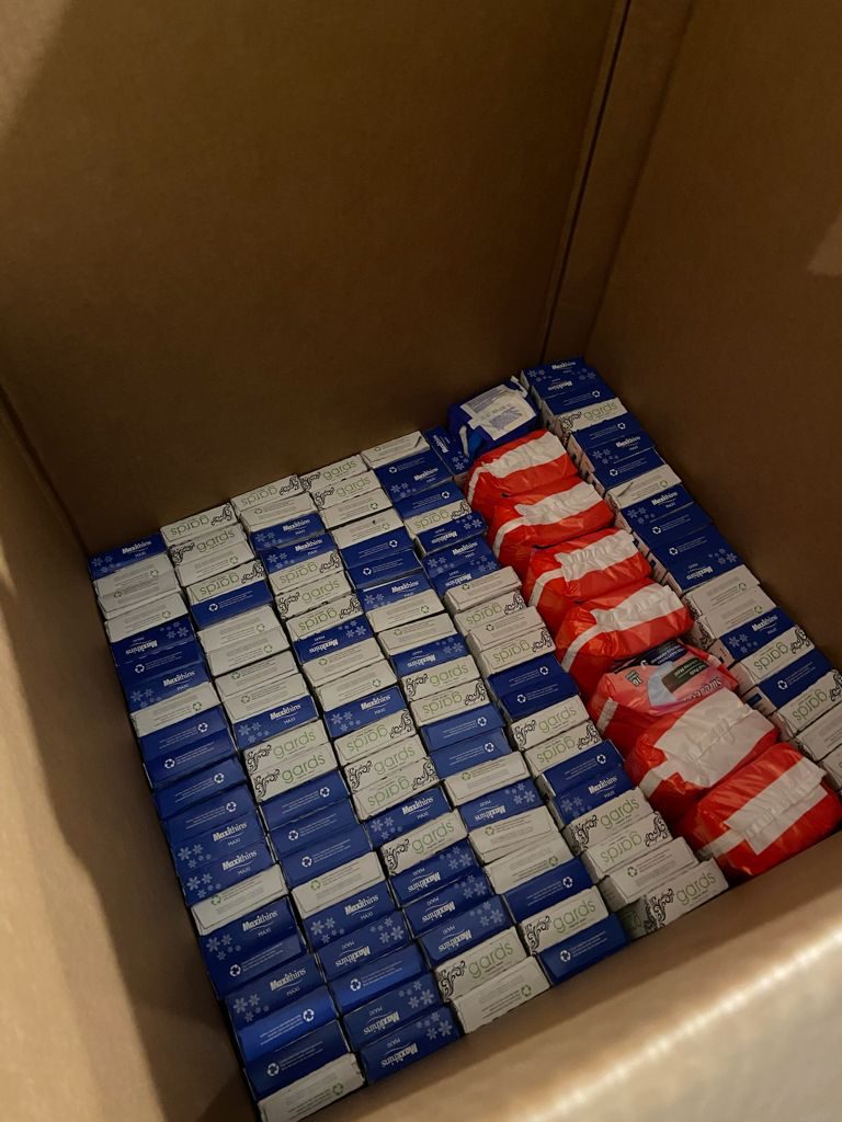 A box full of soap